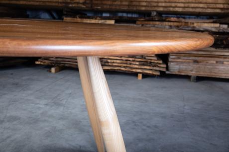 EX DISPLAY WALNUT & ASH TABLE