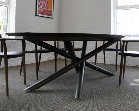 EX DISPLAY TRESKE CROSS LEGGED TABLE